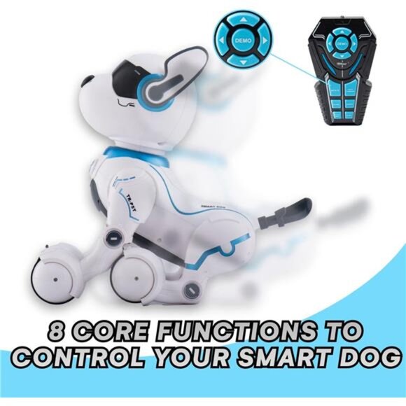 Top Race Programmable Robotic Dog Toy - Remote Control Pet with Touch Function - Picture 3 of 7